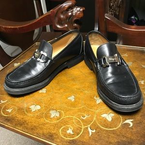 Men’s Ferragamo Gancini Black Loafer